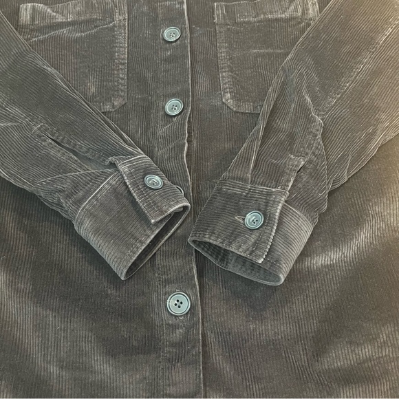Aritzia The Group Babaton Chocolate Brown Graydon Corduroy Shirt - Picture 8 of 14
